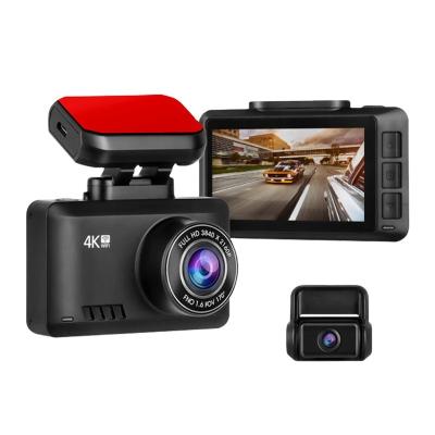 China Hot Selling Feature WiFi Dash Cam Front and Rear Full-HD G-sensor Drive Recorder 4K Car Dash Camera for sale