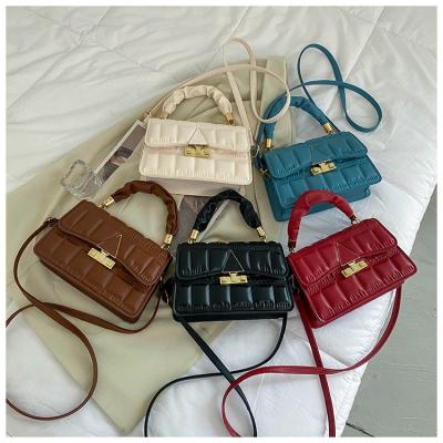 China Fashion Classic Cross - PU Leather Ladies Handbags Small Body Shoulder Flap Handbags Fashion Women Bags for sale