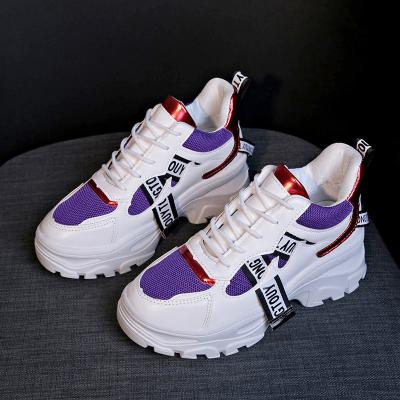 China Fashion trend factory sale ladies casual shoes mesh breathable old fashion women sneakers sneakers for sale