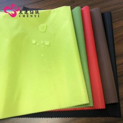 China Fluorescent 170t 190t 210t Polyester Taffeta PU Coated for sale