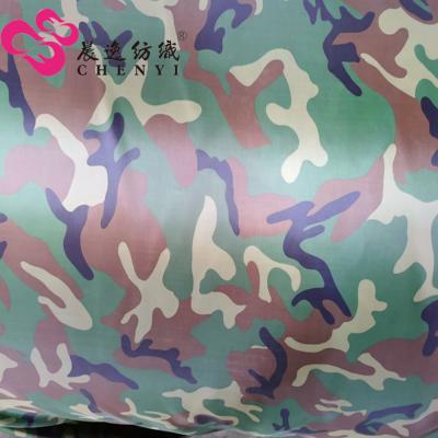 China Waterproof 100% Polyester 190T Taffeta PU Coated Printed Taffeta Roll for sale