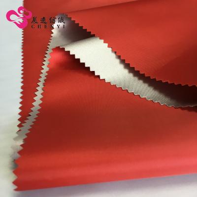 China Waterproof Taffeta Waterproof Silver Coating Fabric for sale