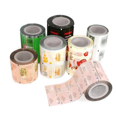 China Food Grade Laminate Plastic Food Wrapping Plastic High Quality Roll Moisture Proof Custom Printed Stock Film for sale