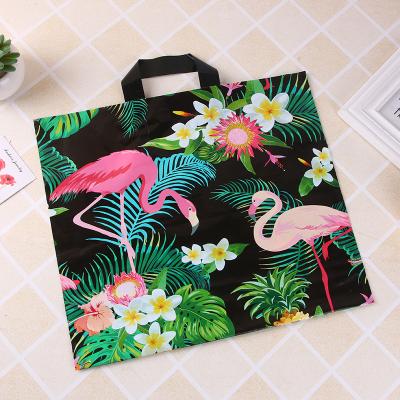 China Supplier Custom Recyclable High Quality Cheap Printed Logo Handle Custom Plastic Shopping Bags for sale