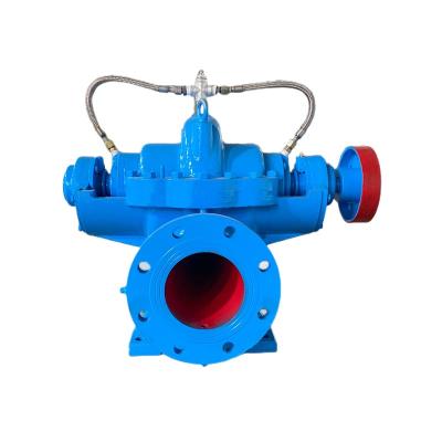 China Other Chemical Split Centrifugal Suction Pump Cast Iron Liquid Material Double Suction Pump for sale