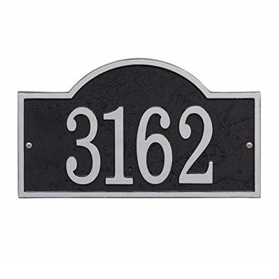 China World Vintage Door Sign Wall Art Souvenir License Number Name Decorative Plate for sale