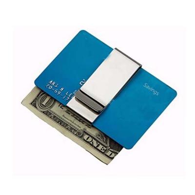 China Slim Sublimation Blank DIY Binder Clip Money Clip Wallet Tool Global Card Money Clip for sale