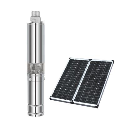 China Commercial DC Submersible Buildings 3inch 36v Mini Screw Solar Water Pump For Irrigation for sale