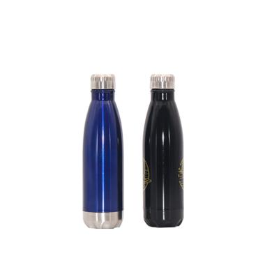 China Shuntai 500ml Food Grade Stainless Steel Cola Shape Viable Vacuum Bottle for sale