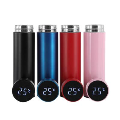 China Sustainable 316 Medical Grade Stainless Steel Sports Water Bottle With LED Temperature Display for sale