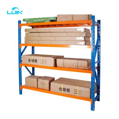 China LIJIN Corrosion Protection Supplier 500Kg Large Capacity Standard Metal Warehouse Adjustable Light Duty Rack For Storage for sale