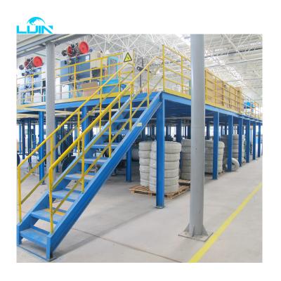 China 2021 Customized Corrosion Protection Storage Mezzanine Stacking Racks & Mezzanine shelves and racking system for sale