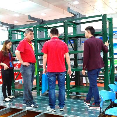 China Corrosion Protection Customized Heavy Industrial Metal Storage Warehouse Drawer Mold Steel Racking Shelf for sale