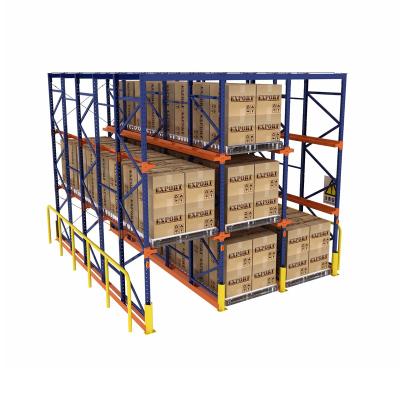 China High Quality Heavy Duty Corrosion Protection Lijin Hot Sale Industrial Warehouse Storage Drive In Rack for sale