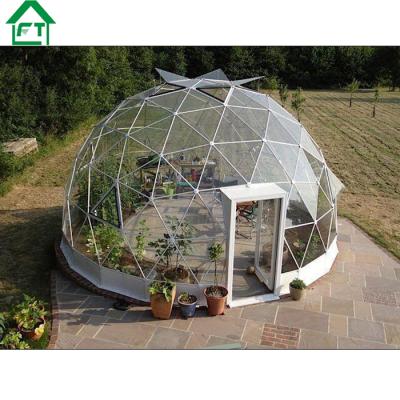 China China Waterproof And Fireproof Outdoor Transparent Tent Geodesic Dome Tent Family House With Greenhouse for sale