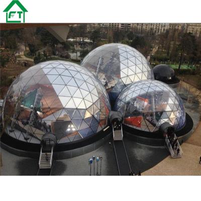 China Clear Transparent Aluminum Frame PVC Dome Tent Waterproof And Fireproof With Wooden Floor for sale