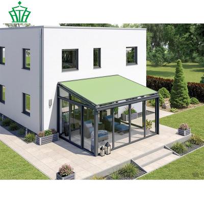 China Green House Acrylic Aluminum Motorized Glass Sunroom Outside Conservative Sunroom Tent For Sale for sale