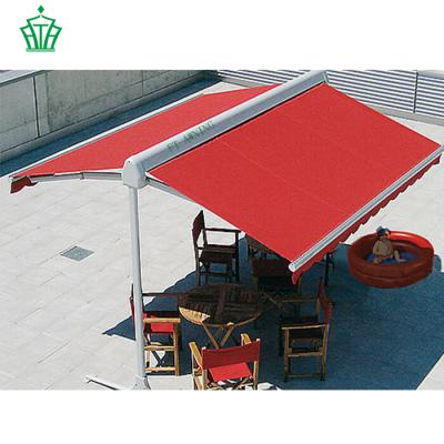 China Manual Aluminum Retractable Side Free Standing Garden Tent for sale