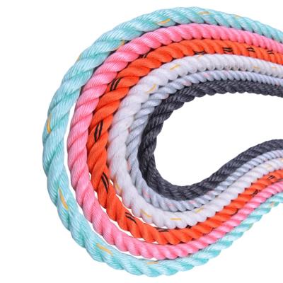 China 3 Strands Wrapping Polypropylene Twisted Rope For Printing Wrapping Rope for sale