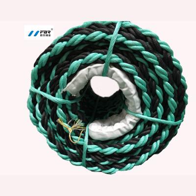 China Braided Polypropylene 8 Strand Polypropylene Danline Rope Boat Mooring Rope Marine for sale