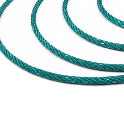 China Fishing / Fish Farming 4 Strand PP Combination Rope For Fishing Trawler 16mm / 18mm Playground Rope for sale