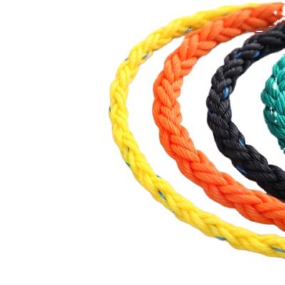 China Fishing Braided PE 8 Strands Polyethylene Rope 12mm-30mm For Fishing Customized Color HDPE for sale