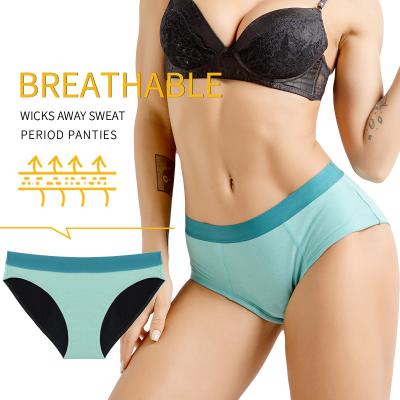 China Wholesale Antibacterial Large Size Thin Physiological Leakproof Menstrual Period Breathable Sanitary Underwear For Female for sale