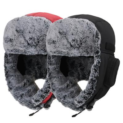 China Wholsale Trooper Multicolor Waterproof Fur Hat COMMON Warm Earflap Hat for sale