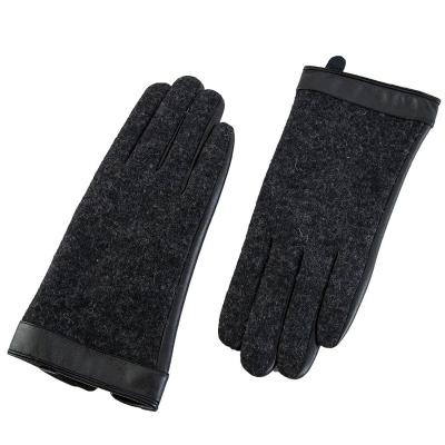 China 2019 New Simple Hot Soft Design Women's Thick Leather Gloves for sale