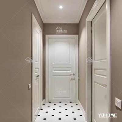 China Wholesale Unfinished Solid Wood Interior Doors Dubai Supplier Fire Protection Bedroom Door Wholesale Modern Solid Lacquer Interior Doors China Supplier for sale