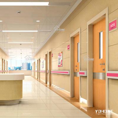 China Fire protection Foshan gold factory high quality fireproof door for hospital hpl door for hospital project hospital wooden door for sale