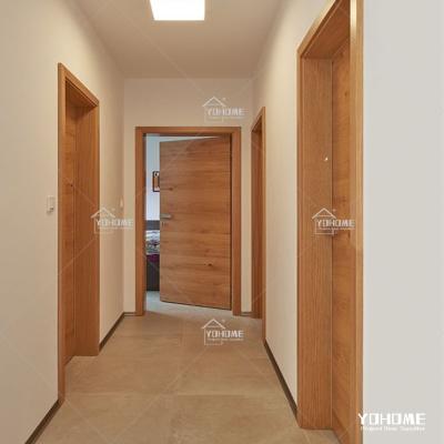 China China Top Project Manufacturer Fire Protection Fire Protection Fire Door Custom Wood Internal Fireproof Door Internal Apartment Oak Fire Doors for sale