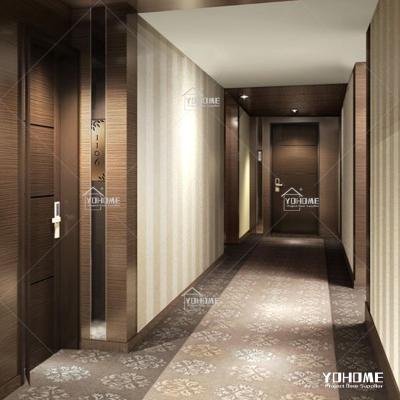 China Fire Protection China Top Project Manufacturer Custom Interior Door in Modern Hotel Swing Door Hotel Room Door for sale