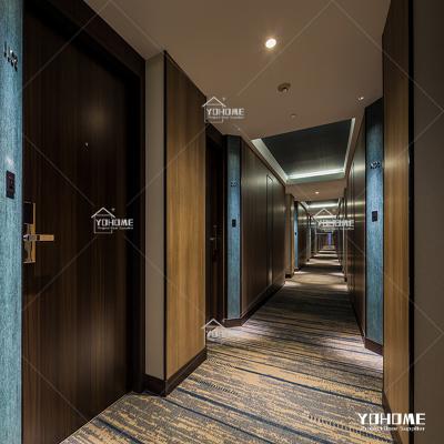 China Custom fire protection Guangdong yohome project manufacturer hotel rfid door fd30 fd60 fd90 hotel doors with card veneer fire resistant door for sale