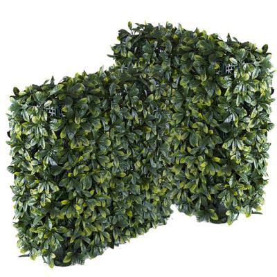 China Anti-UV Proof Outdoor Plastic Fence Outdoor Realistic Artificial Boxwood Garden Decoration Green Hedge for sale