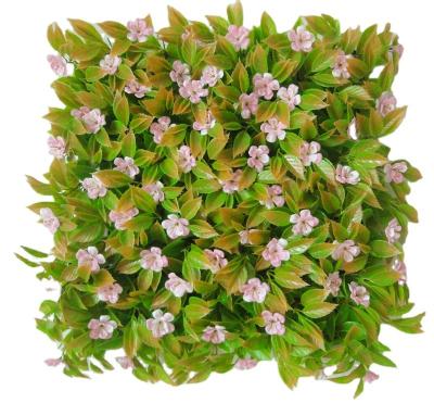 China Country Garden Outdoor Decoration UV Resistant Green Artificial Box Hedge Wall for sale