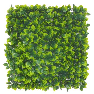 China Decorative Green Wall Foliage PE Artificial Garden Wall Plants For Wall Decoration for sale