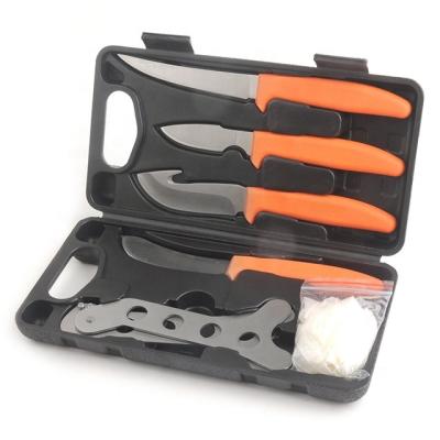 China Good Quality Outdoor Outdoor Camping Hunting Multi Tools Kit Survival Knife Combination Set with Carry Case for sale