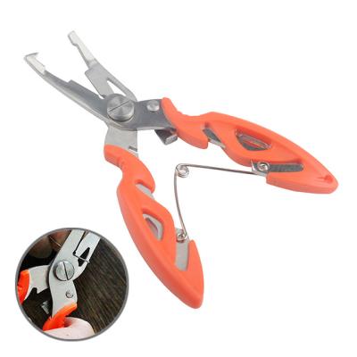 China Modern High Quality Outdoor Sharp Fishing Line Cutters Scissors Tool Titanium Stainless Steel Pliers For Fishing for sale