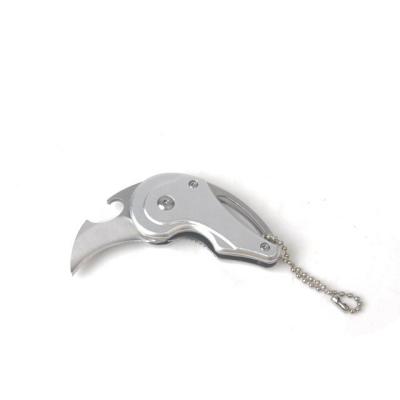 China Folding Knife Promotion Gift Stainless Steel Folding Pocket Knife With Key Chain for sale