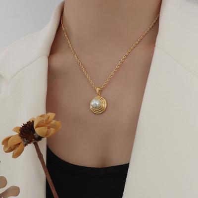 China Customized Jewelry Luxury Lead Free Nickel Free Stainless Steel Bead Necklace Rope Chain Pendant Jewelry for sale