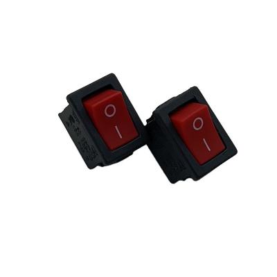 China 2 Pin Top OFF Mini Max Red Button Rocker Switch Color Rating Chips High Quality Origin T125 Kcd1-00 ROHS for sale