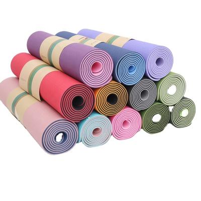 China Wholesale High Quality Custom Printed Thick Yoga Mats For Home Tape Size Long 1830mm for sale