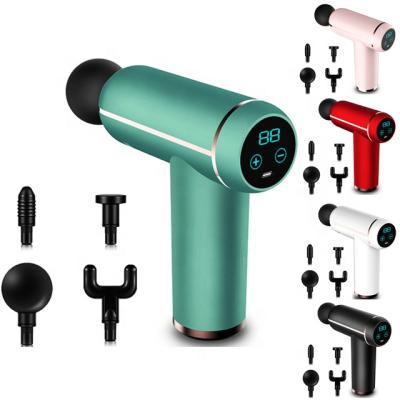 China Factory Offer Mini Power Plate (Hand Held Type) Logo Gym Sports Massage Gun Custom Made Directly Suitable For Relaxing Muscles for sale