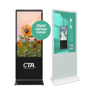 China 43 Inch Indoor Floor Stand Advertising Lcd Display Advertising Hot Selling Digital Signage for sale