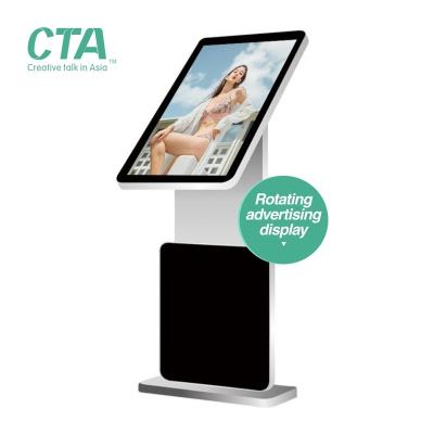 China Indoor China Most Popular Low Price 49 Inch LCD Rotate Digital Signage Rotating Player Floor Standing for sale