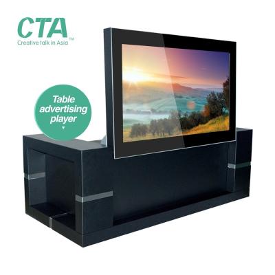 China 55 inch diy indoor multi touch screen coffee table with built-in pc for cafe for sale