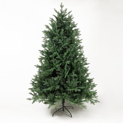 China Chirstmas Decor Green 7ft 180/210/240 cm PVC Artificial Christmas Tree With Metal Stand Indoor Outdoor Holiday Xmas Decoration for sale