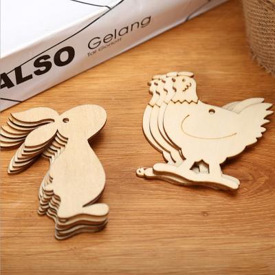 China Holiday Decorations Wholesale Promotional Newest Design Professional Supplier Gift Hanging Wooden Easter Decoration for sale