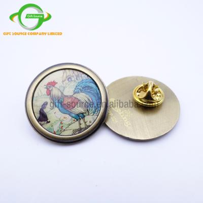 China China customize china pins men/pin spinner lapel pins lapel/silk screen cmyk print logo camera for sale